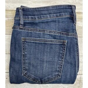 SO SLIMMING Girlfriend Slim Leg Crop Jeans Blue Wash Women's Size 0.5(U.S 6)